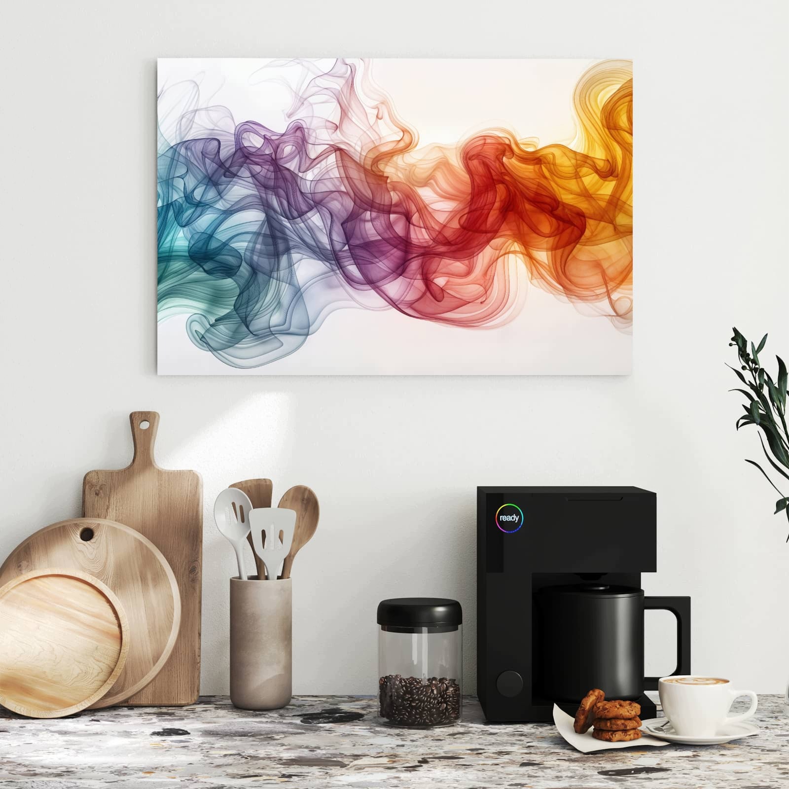 Magnetická tabule Barevné Vír 60 × 40 cm