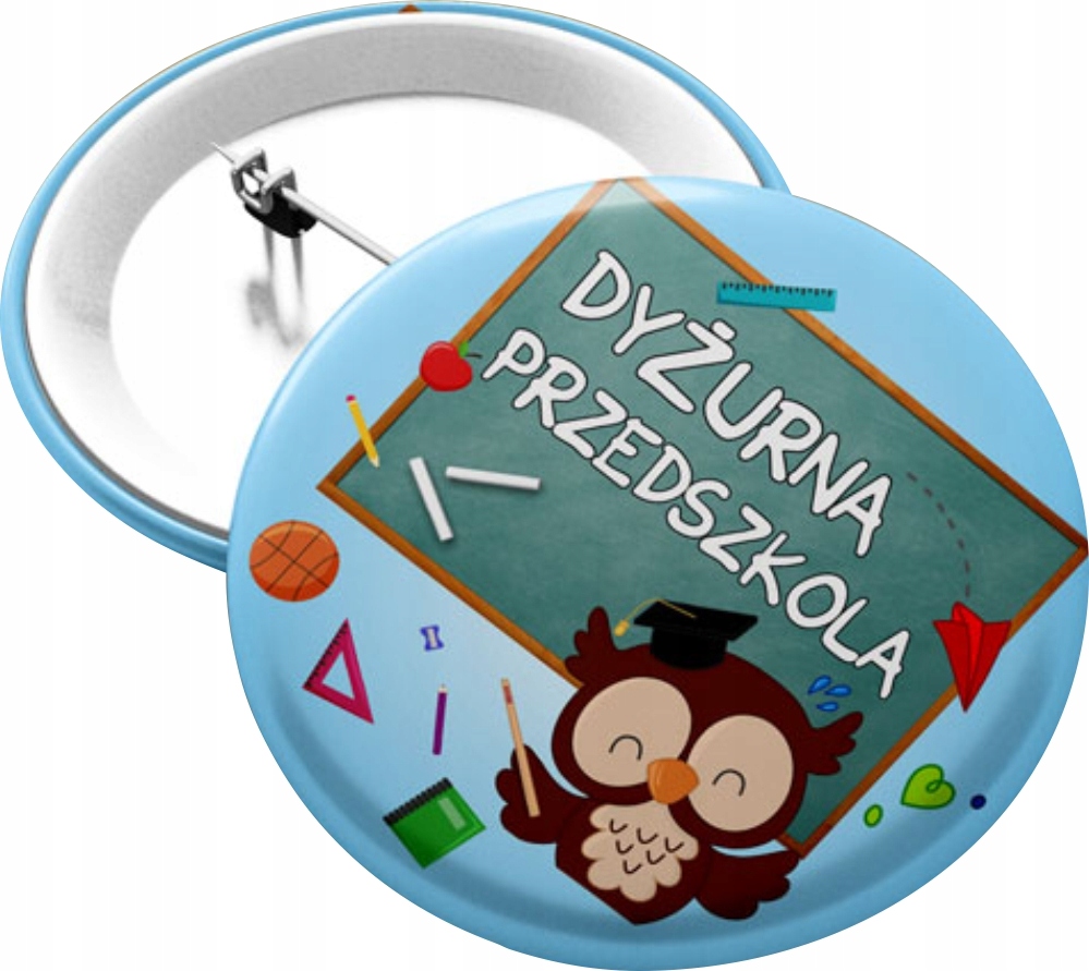 

Przypinki Dyżurny Przedszkola Dla Dyżurnego KL4