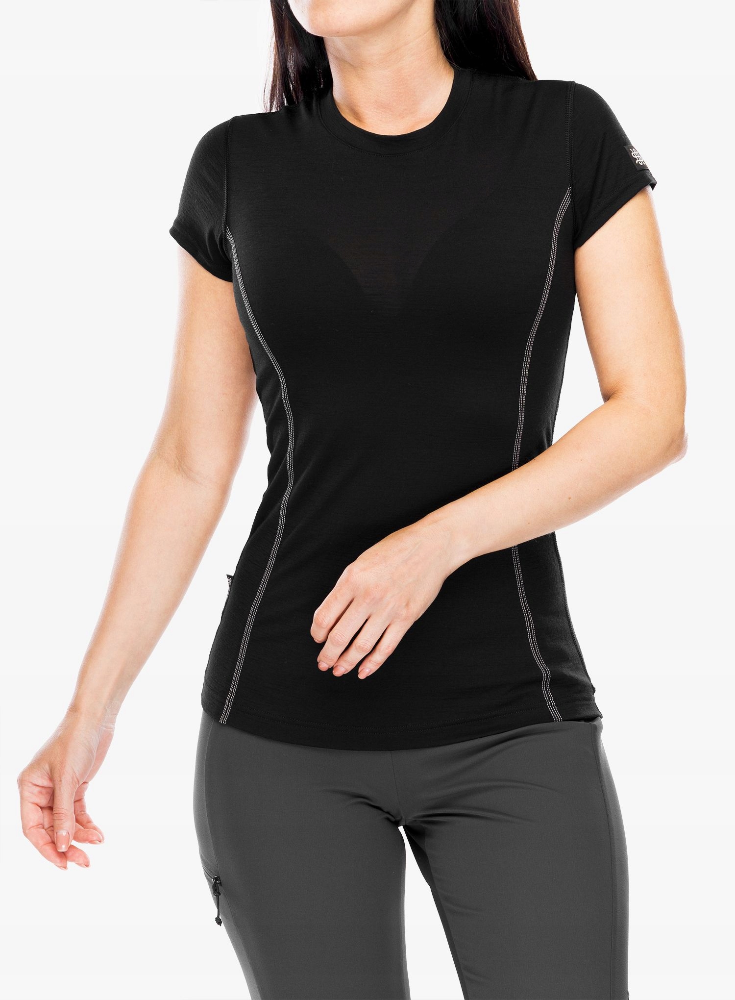 Dámské tričko Sensor Merino Active Tee S/s černá S