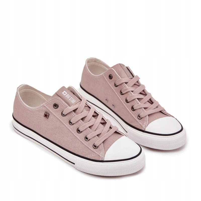 Trampki Męskie Niskie Materiałowe Klasyczne Big Star DD174501 Szare 40