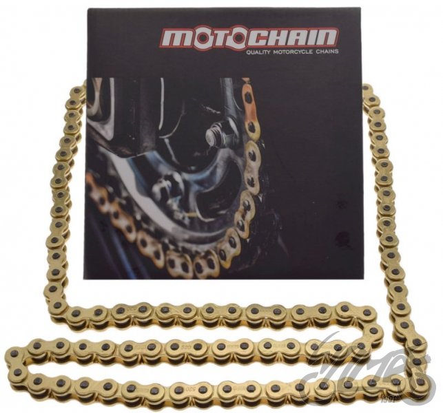 ŁAŃCUCH NAPĘDOWY 120 OGNIW 520 MOTOCHAIN ZŁOTY