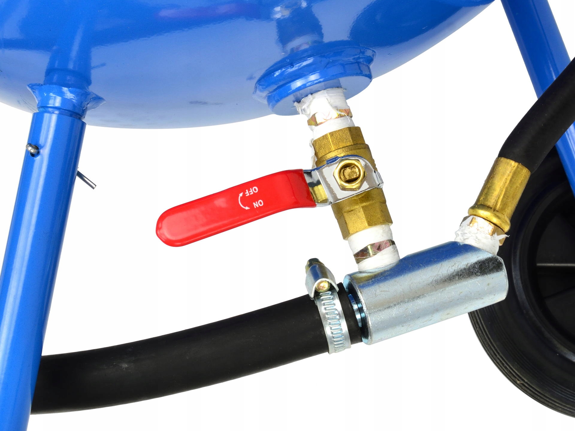 PIASKARKA SYFONOWA WARSZTATOWA 38L MOBILNA + DYSZE + MASKA ZESTAW Pojemność 38 l