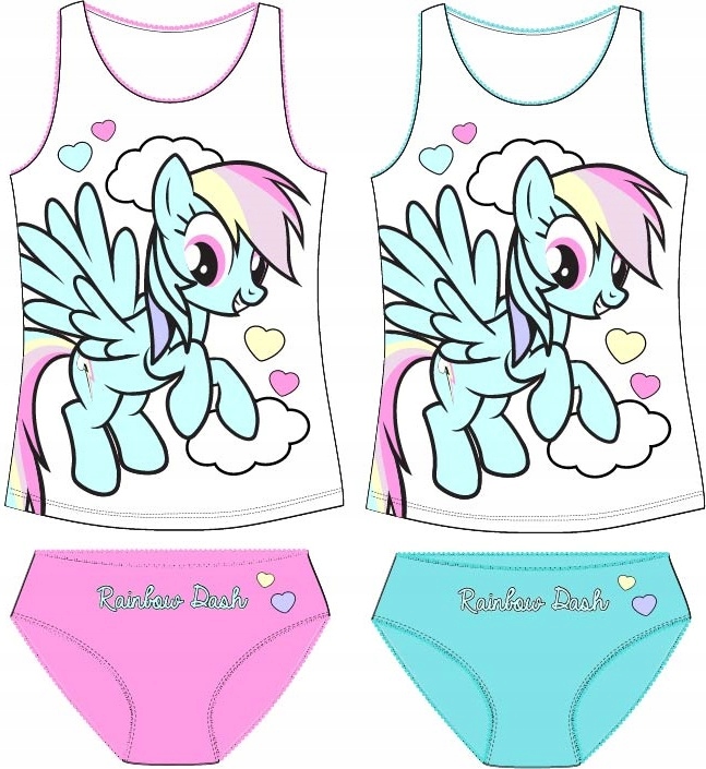 

Piżama Kucyki Pony Koszulka+figi 110-116