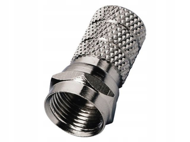 

Monacor FCH-12 Wtyk typu F nakręcany Ø wewn. 4.7mm