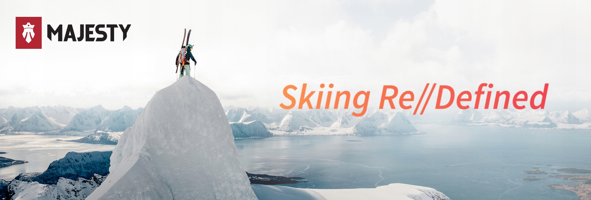 Narty freeride 182cm MAJESTY Vanguard Carbon lekka Promień skrętu 24 m