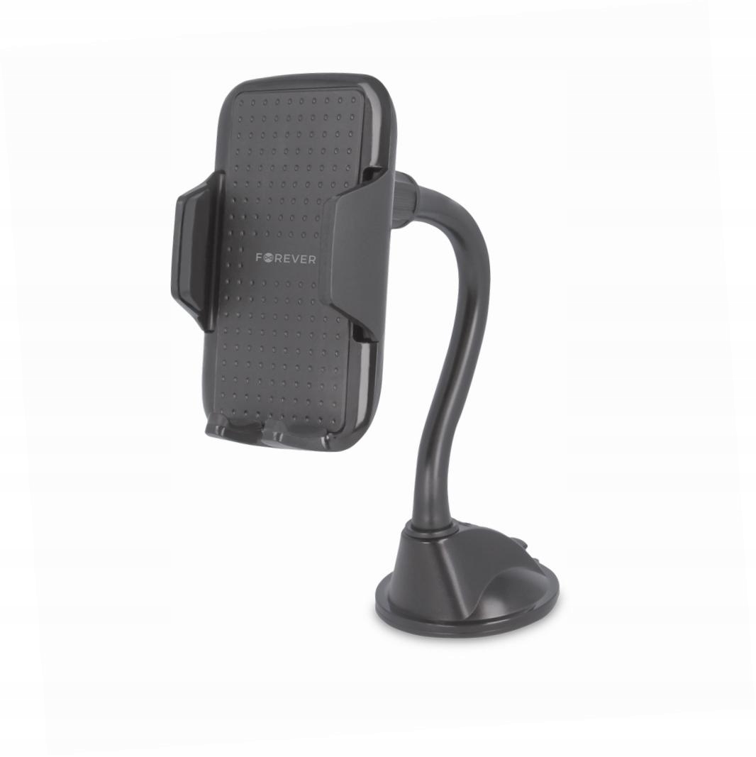 Uchwyt na telefon do samochodu na szybę z długim pałąkiem