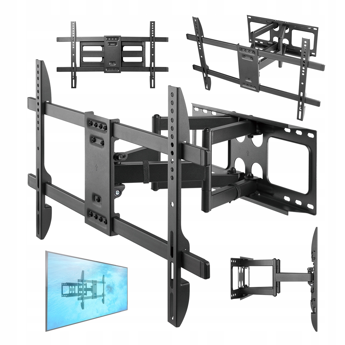 Pevný Pohyblivý Nástěnný Otočný Závěs Pro Televizor 85 Palců Philips