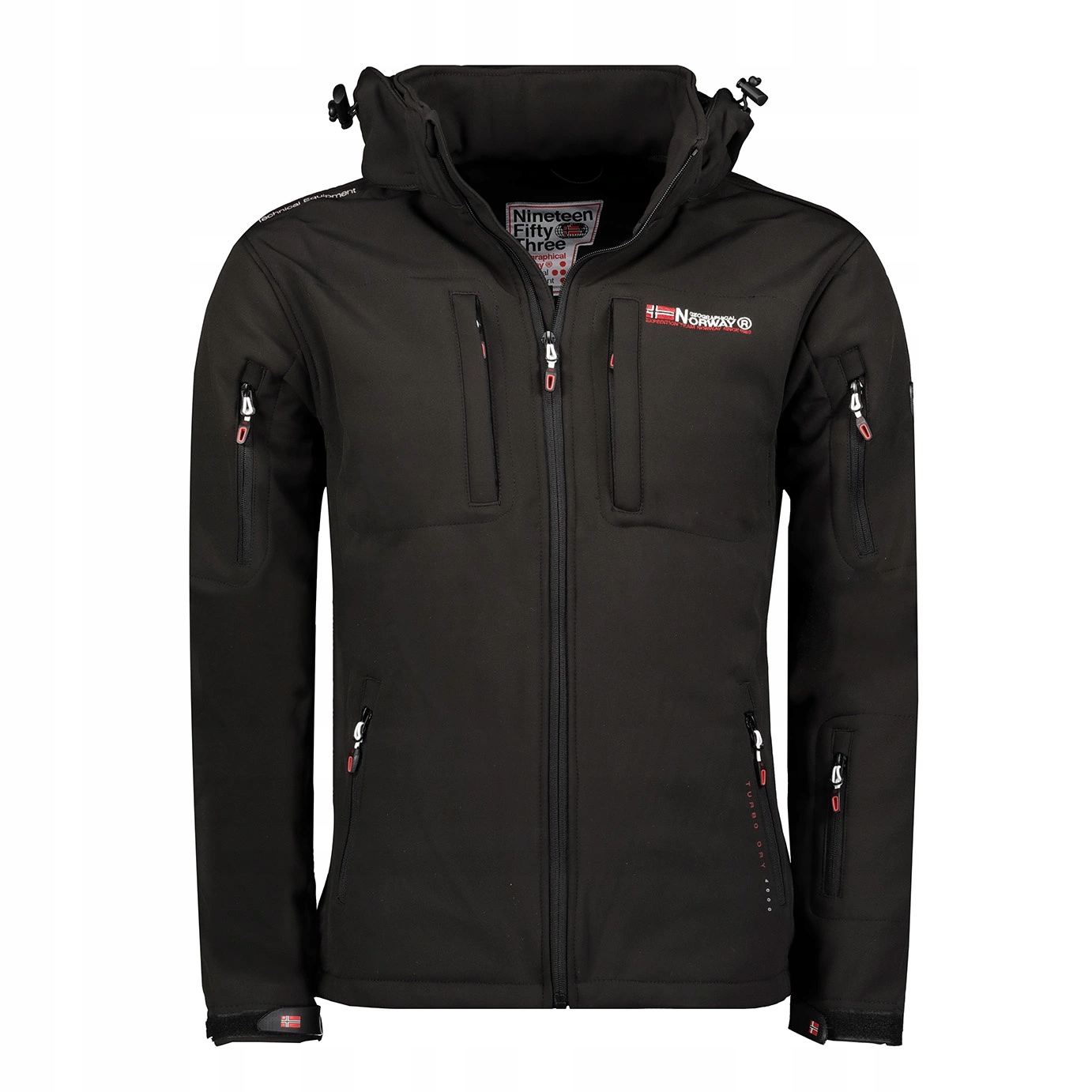Pánská sportovní bunda Geo Norway Softshell do hor, trekingová, voděodolná