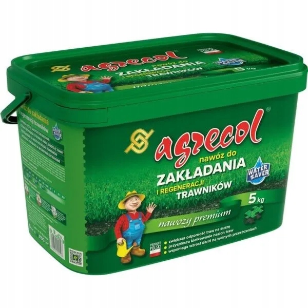 

Agrecol Nawóz do trawników zakłada. regeneruje 5kg