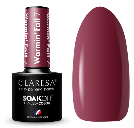 CLARESA LAKIER HYBRYDOWY UV/LED WARMIN' FALL 7