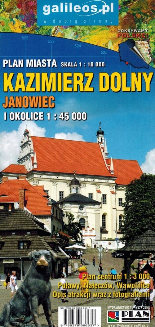Kazimierz Dolny I Okolice Mapa Turystyczna Galil.