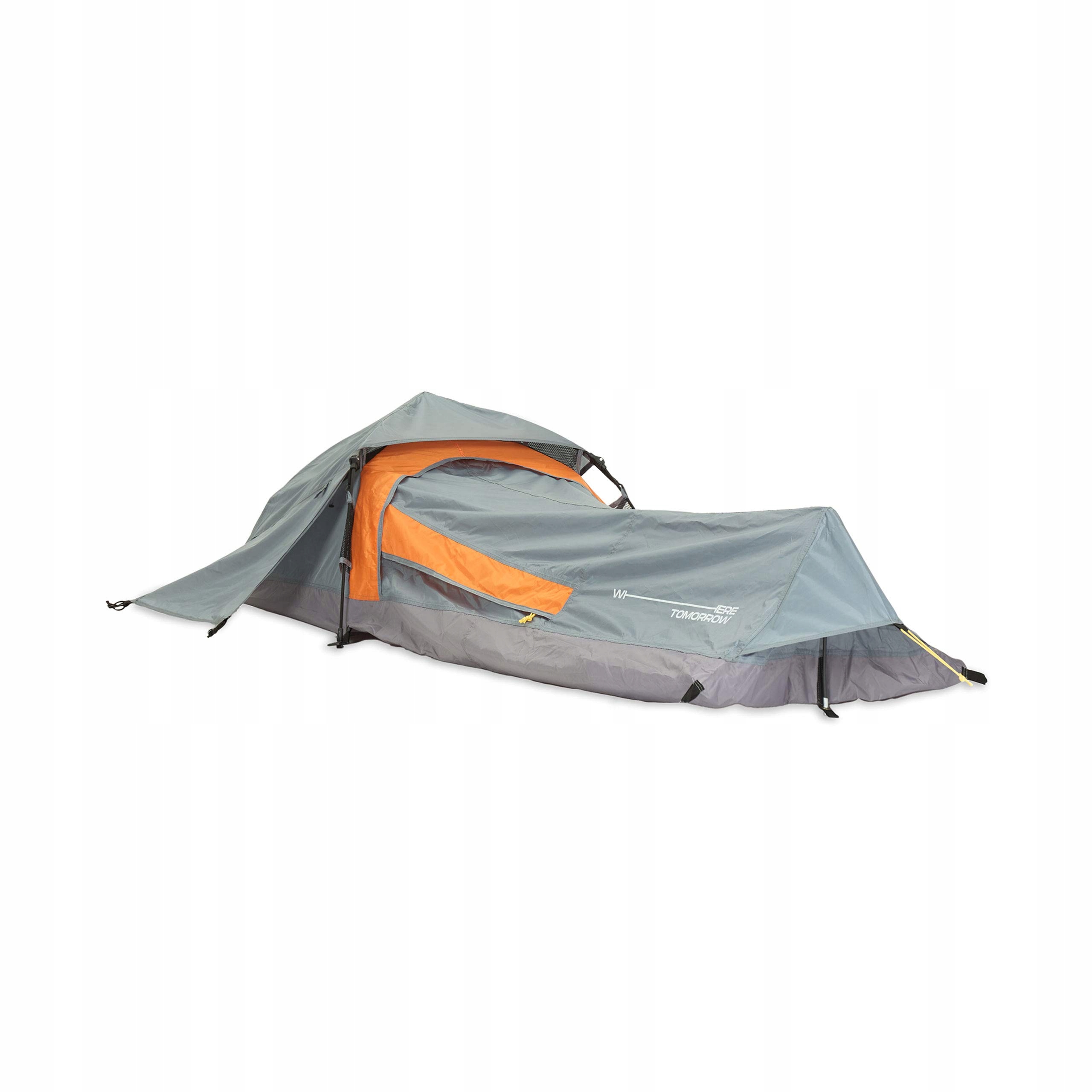 LUMALAND Namiot Pop Up Solo 1 Osobowy Lekki Wodoodporny Szary Camping — miniatura 2