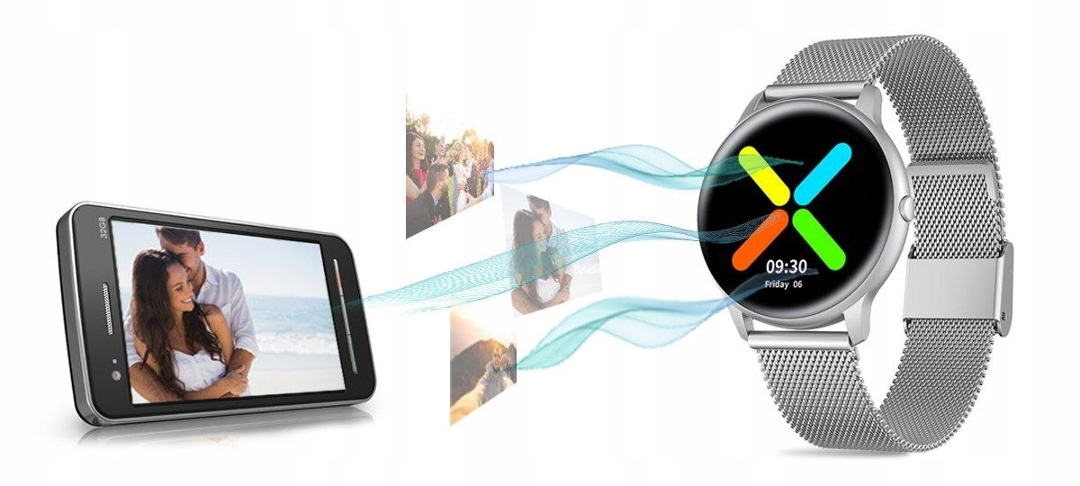SMARTWATCH DAMSKI G ROSSI POLSKIE MENU SMS TRENING Grubość koperty 12.7 mm