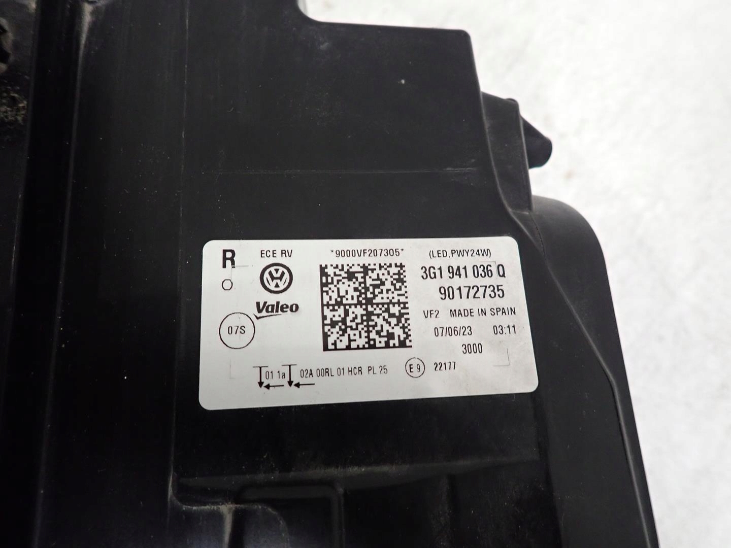 light front front right VW PASSAT B8 LIFT 2019 FULL LED 3G1941036Q