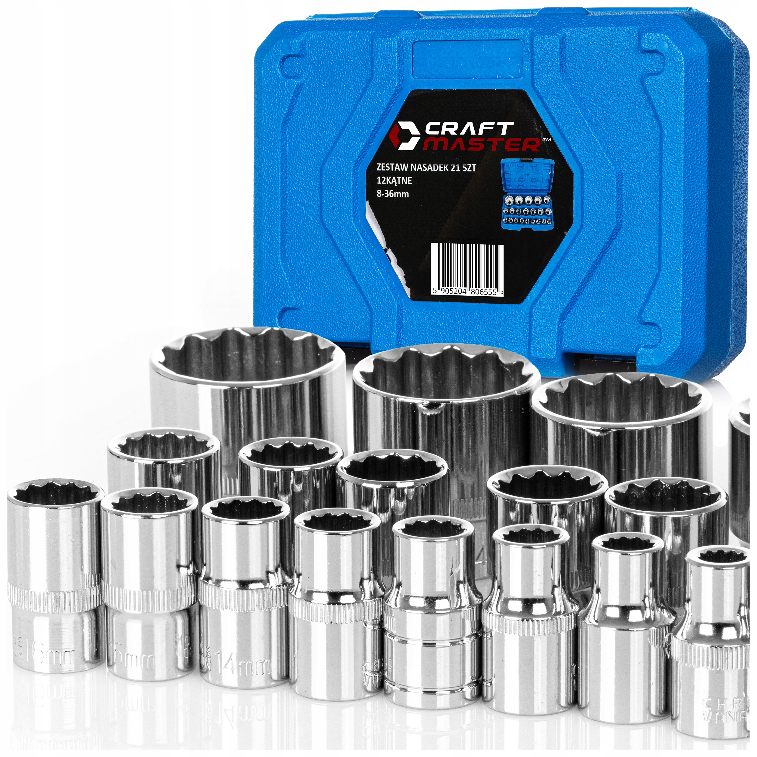 Sada Nástavců 12 úhlových pro Náboje Čepů Poloosy Vag Fiat Ford Opel