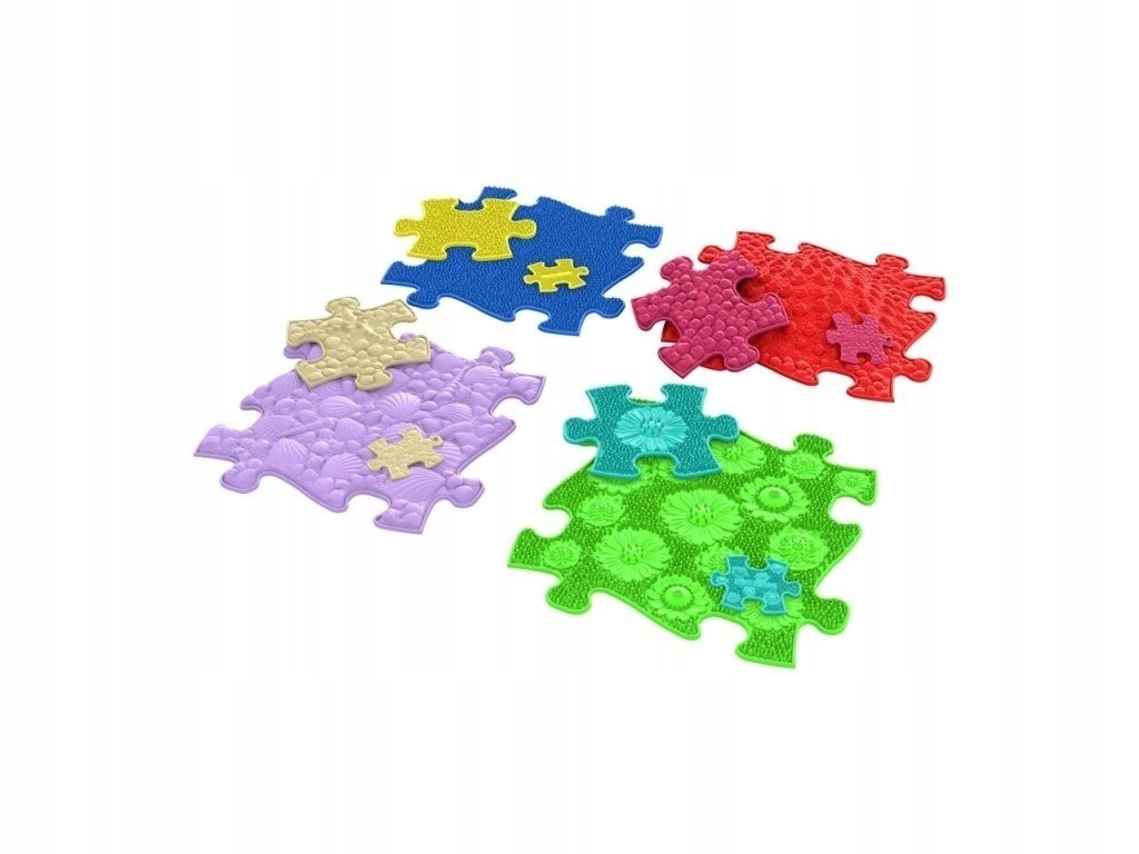 Zestaw mat sensorycznych Puzzle Dotykowe 12 elementów Empis