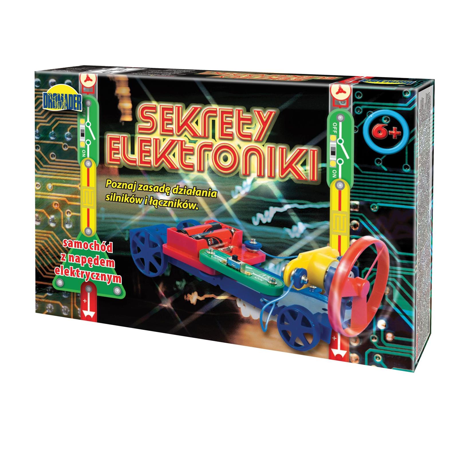 MŁODY ELEKTRONIK ZBUDUJ WŁASNE AUTO Z NAPĘDEM 6+ Marka Dromader