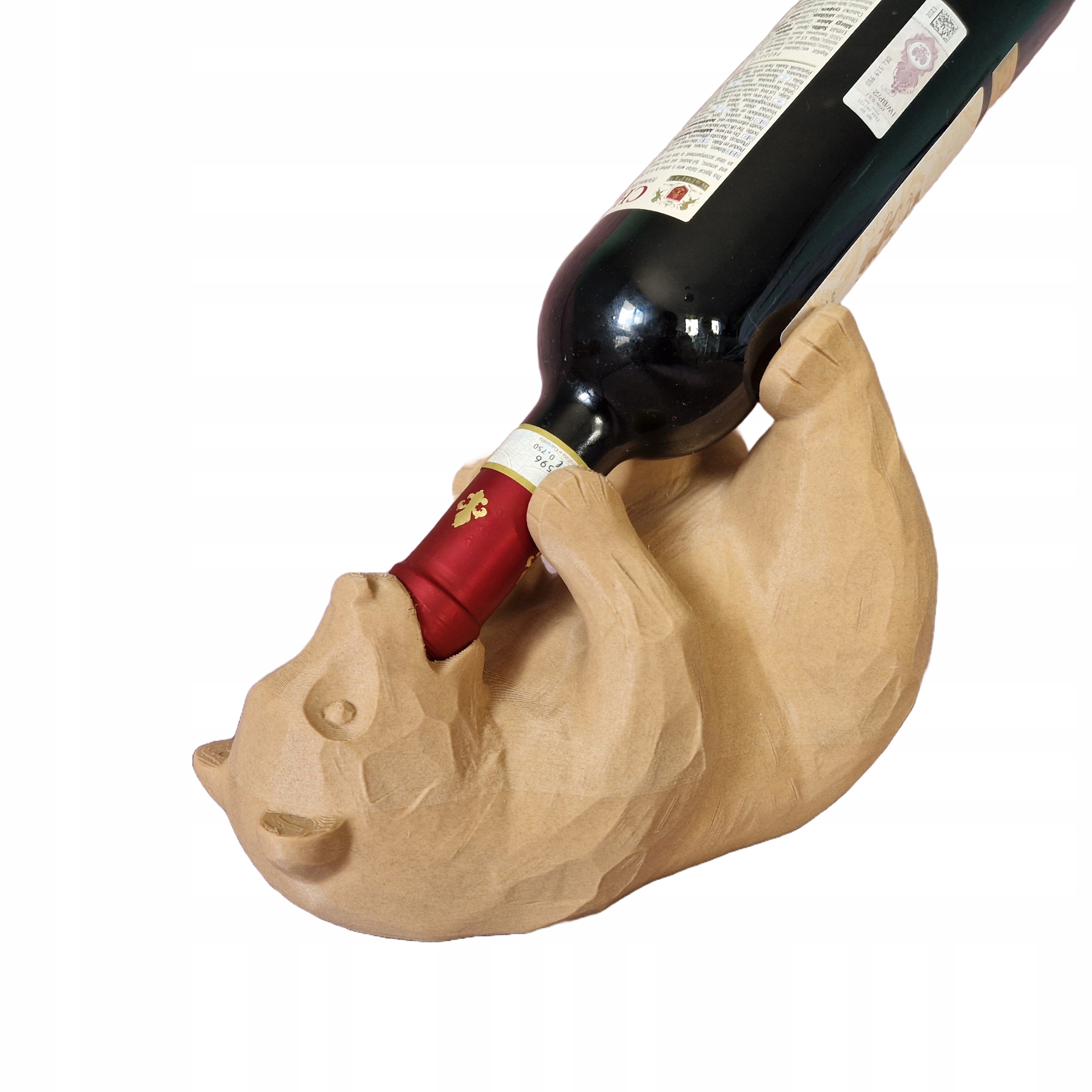 Stojan na víno Winiś. Medvídek