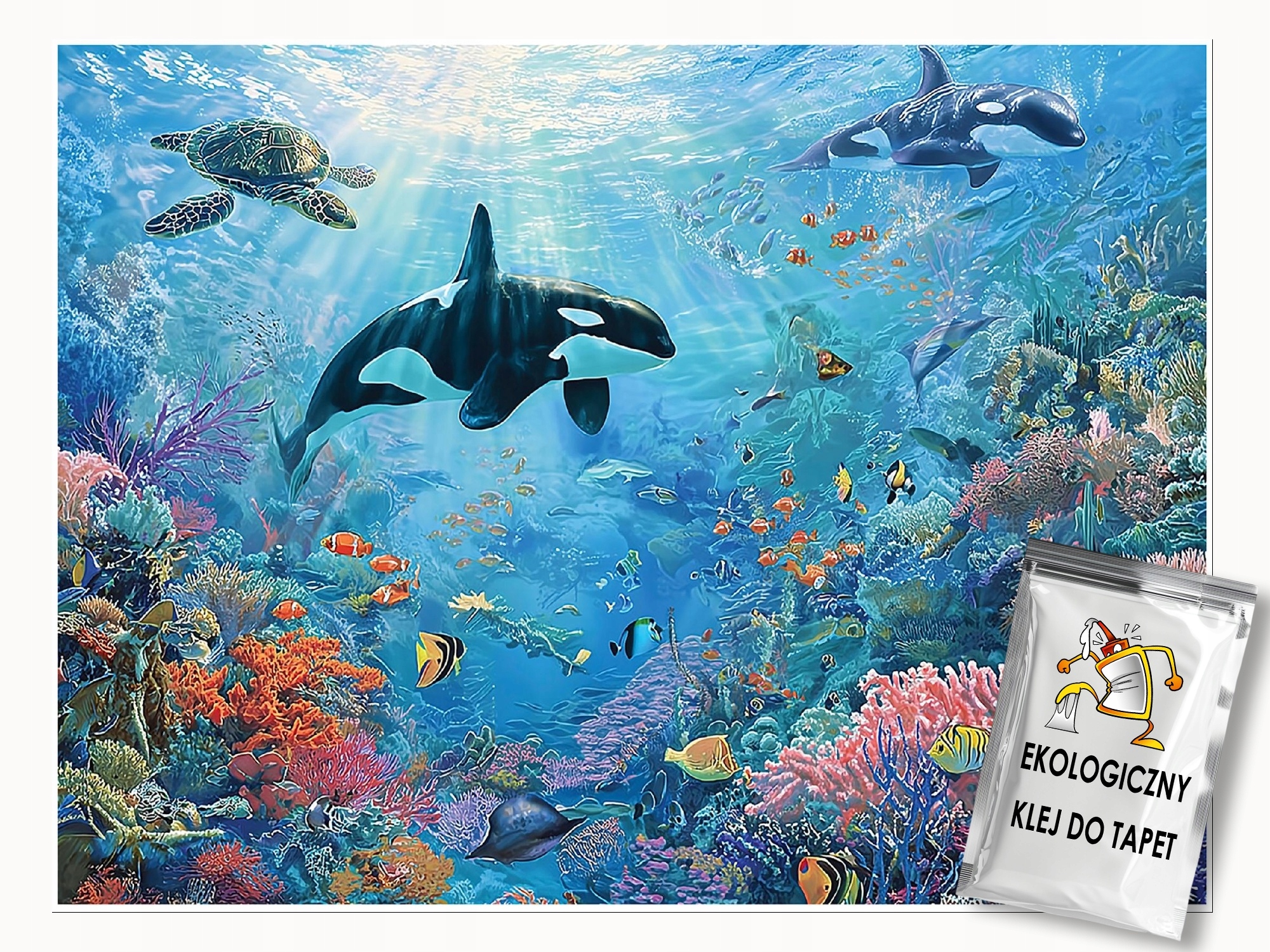 Fototapeta Pro Děti Oceán Korálový Útes Želvy Dětská Tapeta 300x210
