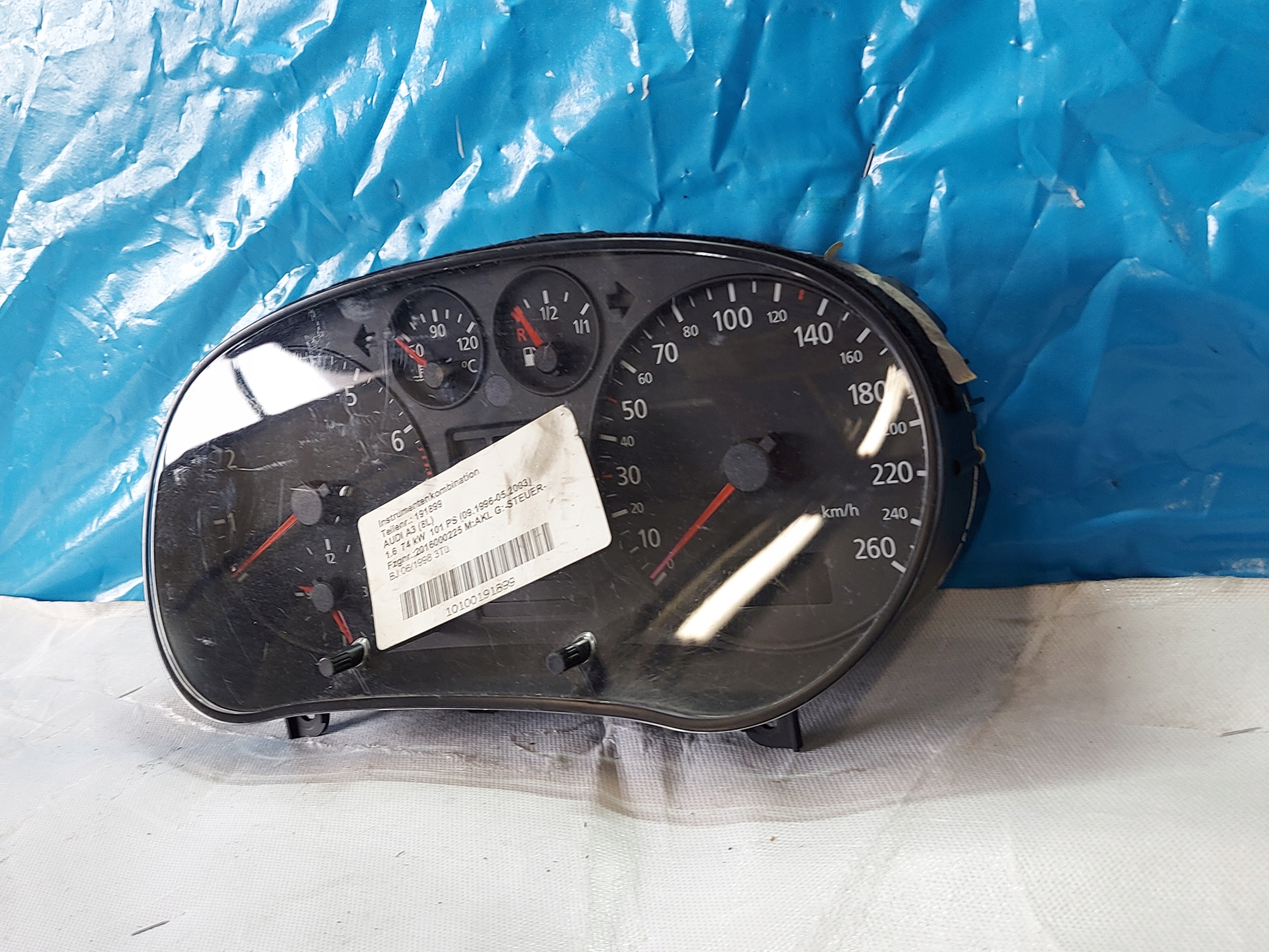 dials clock A3 8L 1.6 B 8L0919860E