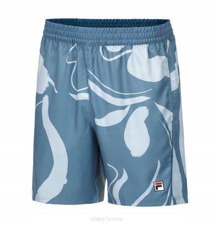 Spodenki tenisowe Fila Shorts Leo niebiesko-błękitne r.M