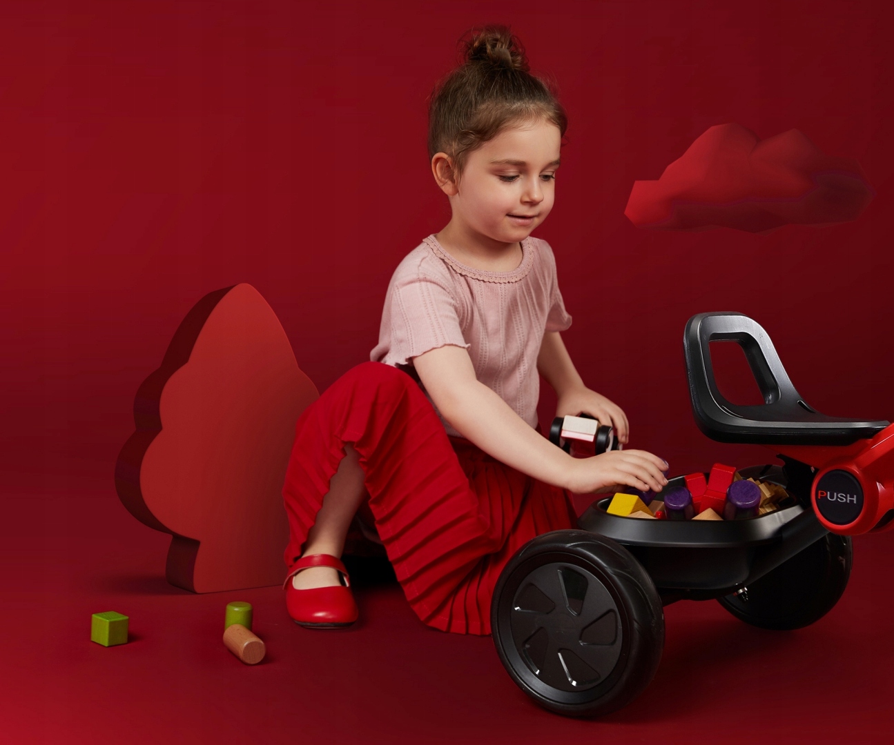 MILLY MALLY Qplay Rowerek trójkołowy Ant red Marka Qplay