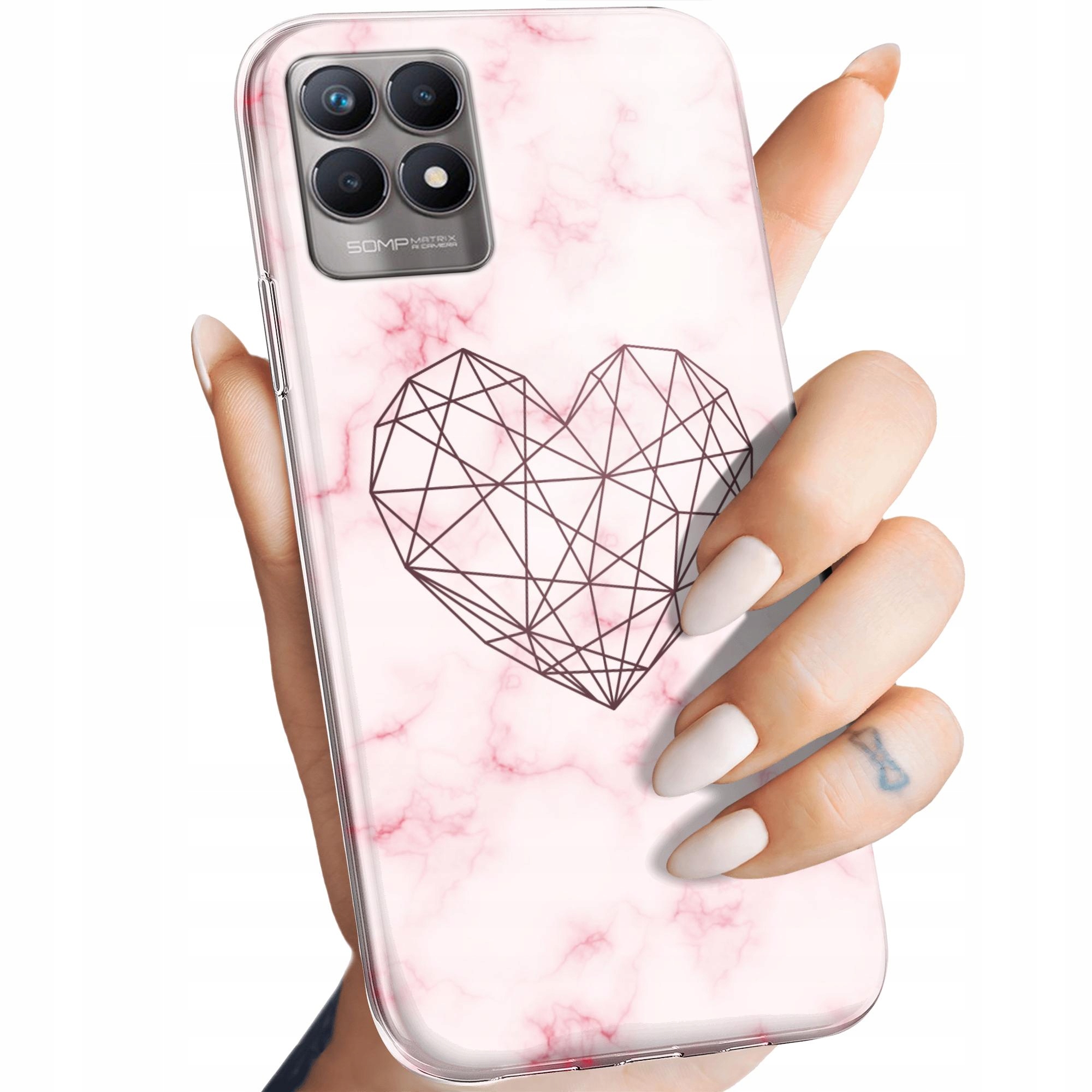 

Etui do Realme 8I Serce serduszka Obudowa