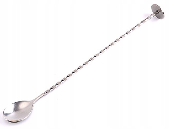 

Łyżka barmańska do Drinków ze stopką Długa 28cm