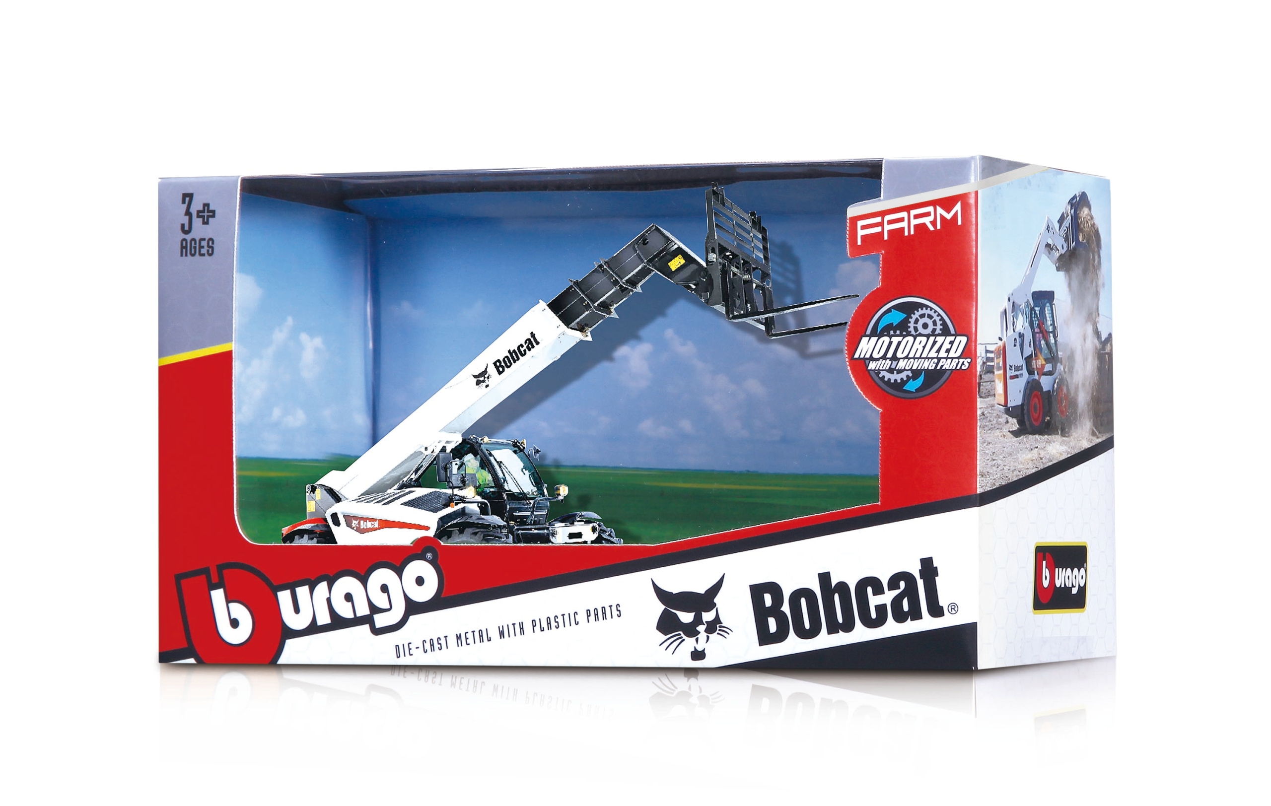 

Bburago 32087 Ładowarka Teleskopowa Bobcat Metal
