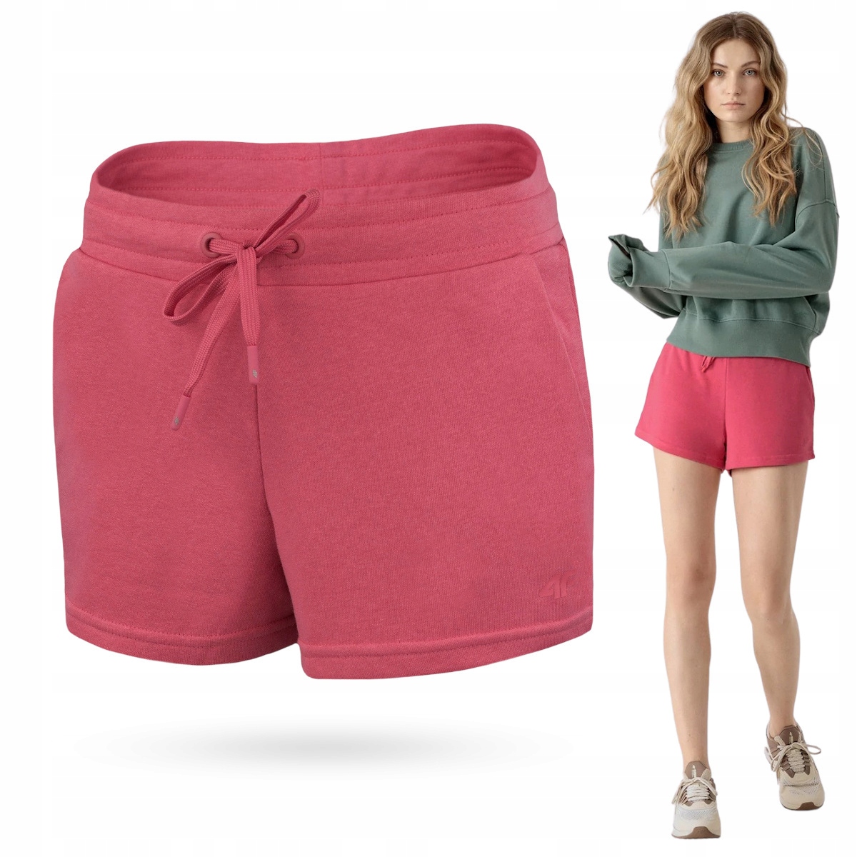 

Spodenki Damskie 4F Szorty Bawełniane Dresowe XL