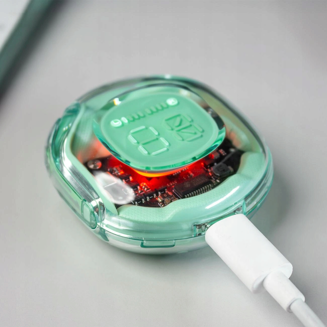 Acefast T8 dokanałowe słuchawki bezprzewodowe Tws Bluetooth miętowe