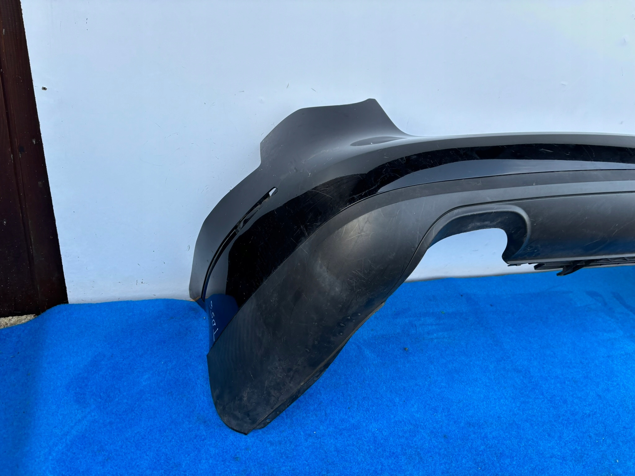 VW PASSAT B6 KOMBI 3C9 bumper rear part without PDC + right CHROM support TD56