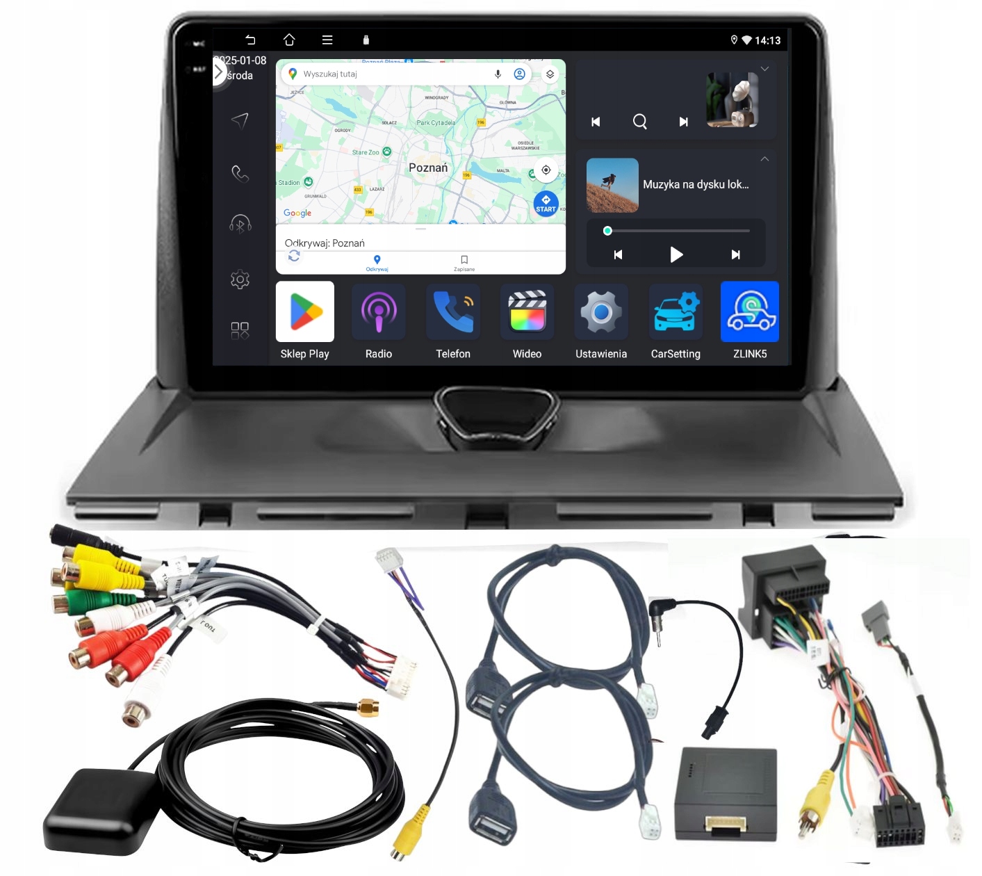 Autorádio Navigácia Carplay Peugeot Expert 2006-2017 Android 4/64GB