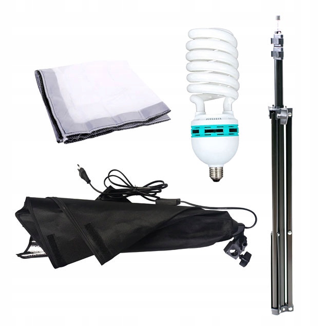 ZESTAW ŚWIATŁO CIĄGŁE + SOFTBOX 50x70 600W statyw EAN (GTIN) 0736542965544