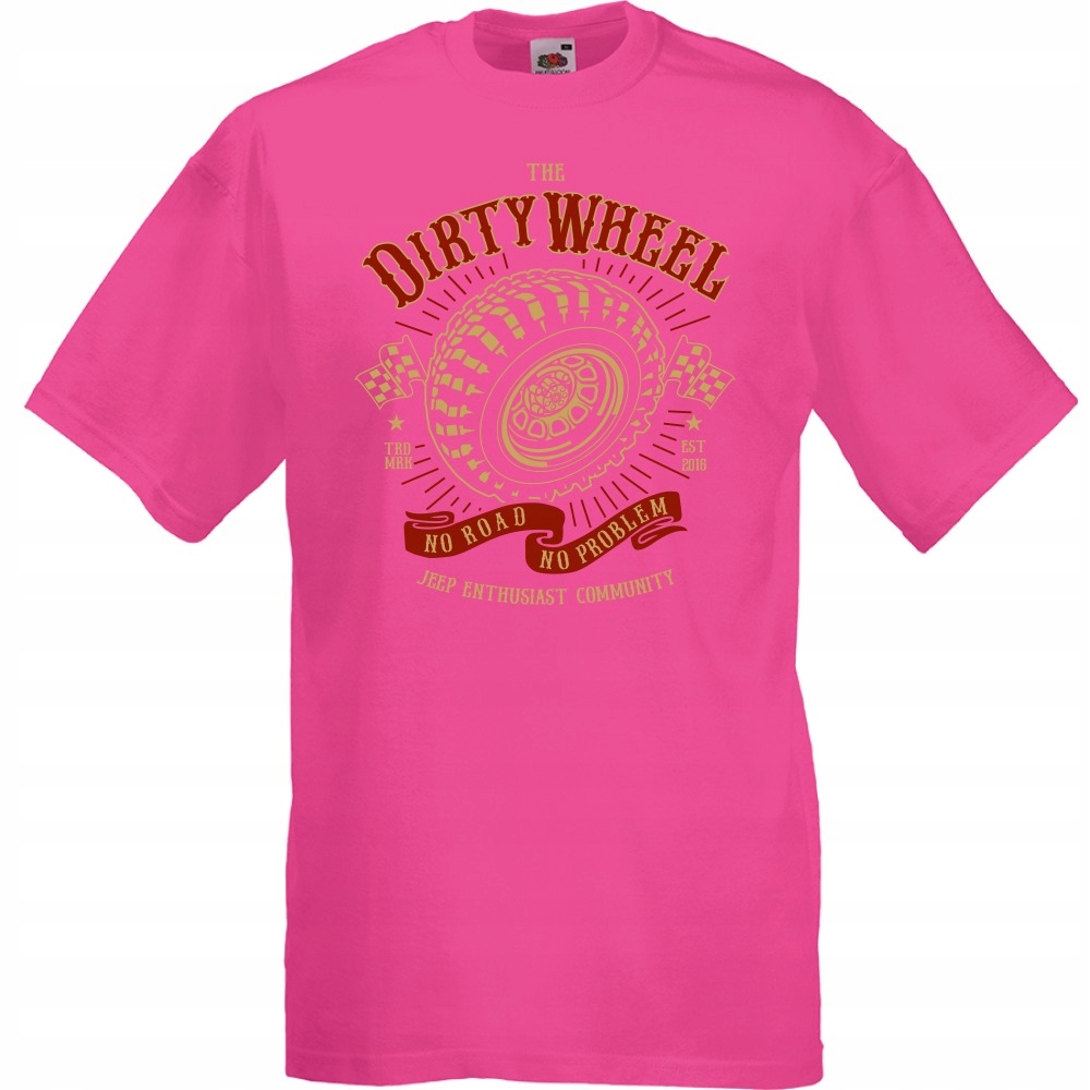 

Koszulka Dirty wheel opona monster truck auto XL
