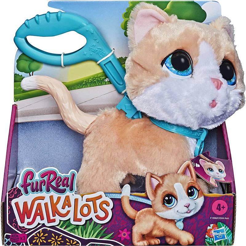 

F1998 Hasbro Furreal Walkalots Duży Kot Na Smyczy