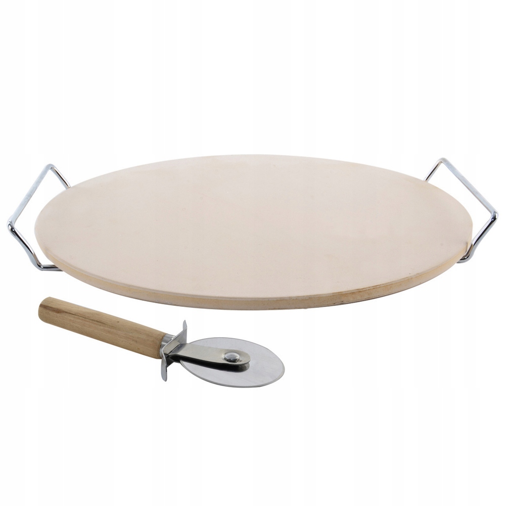 

Kamień do Pizzy nożyk nóż zestaw 33cm Pizza stojak