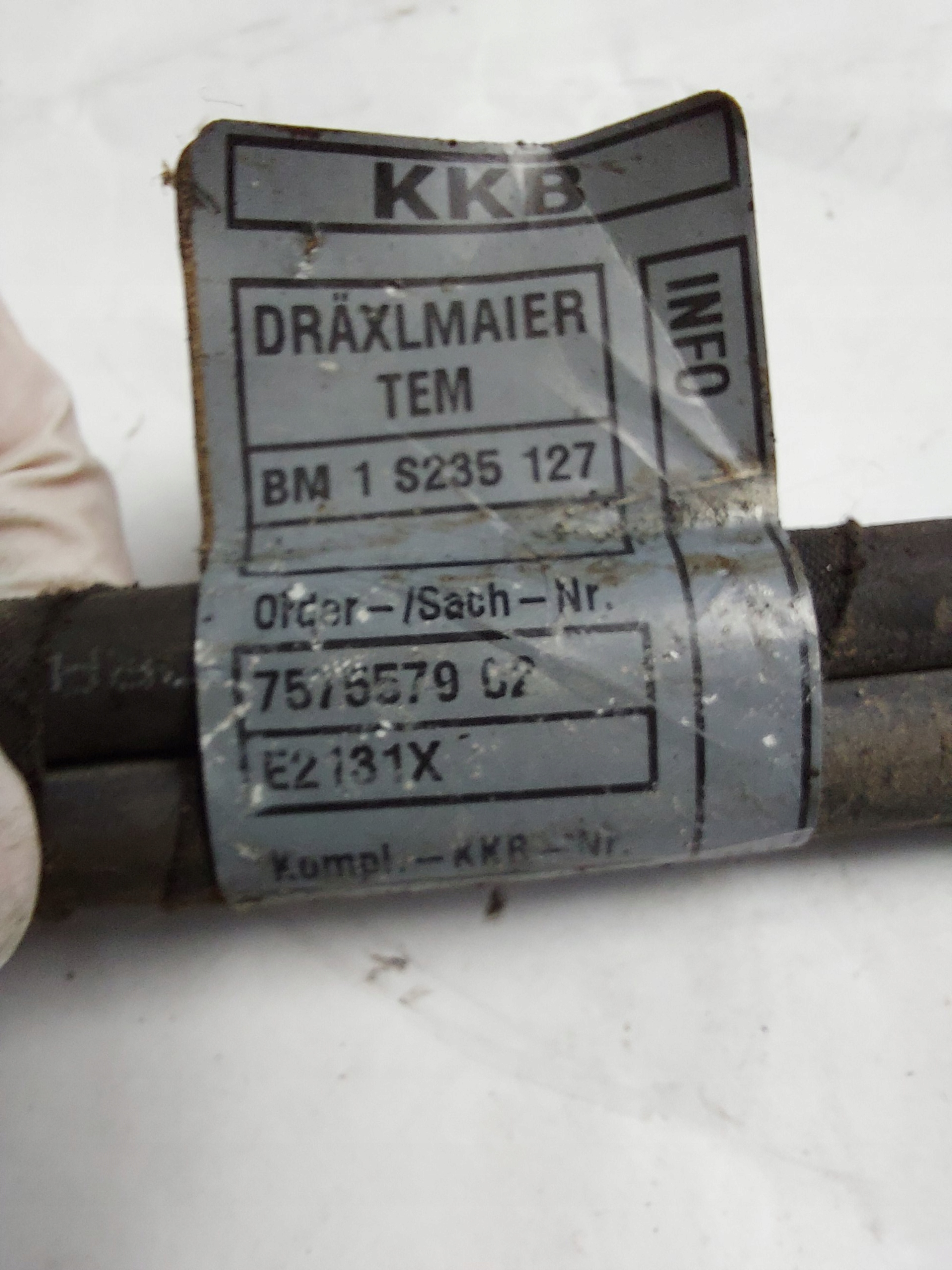 bundle wiring DYFRA MOSTU rear part BMW X5 E70 E71 OE