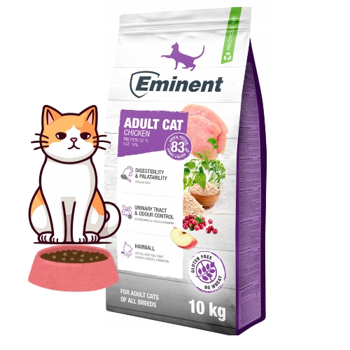 Eminent Cat Premium Adult Chicken Suché Krmivo Pro Kočky Kuře 10 Kg