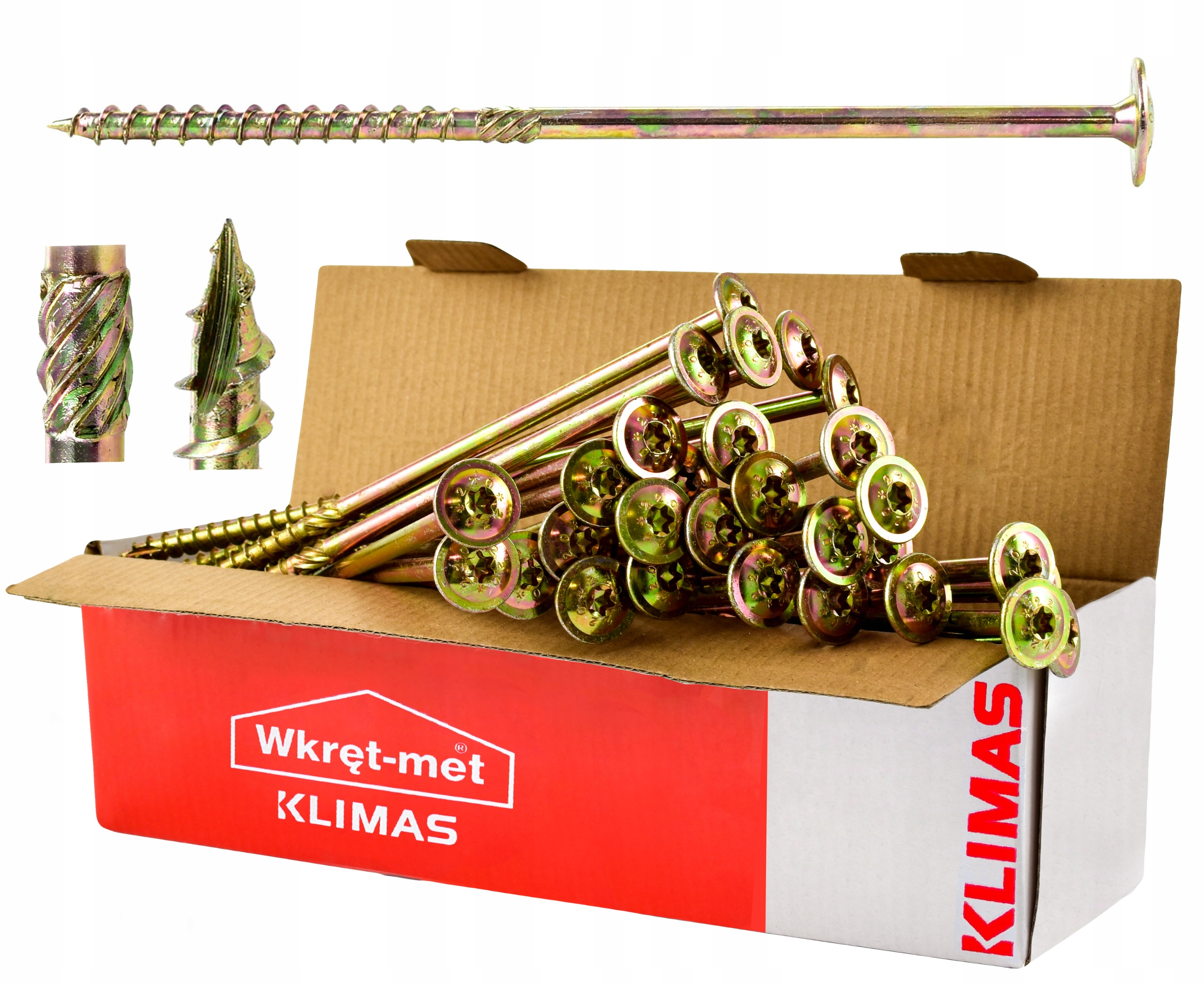

Wkręty Ciesielskie do drewna Talerz Torx x50 8x200