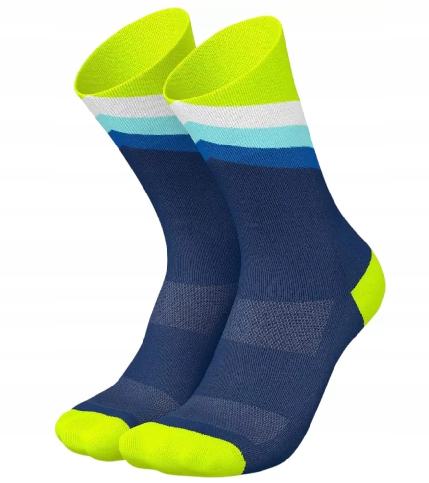 Incylence Skarpetki biegowe Running Grades Navy Canary do biegania 39-42