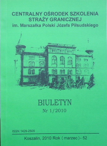CENTRALNY OŚRODEK SZKOLENIA STRAŻY GRANICZN 1/2010