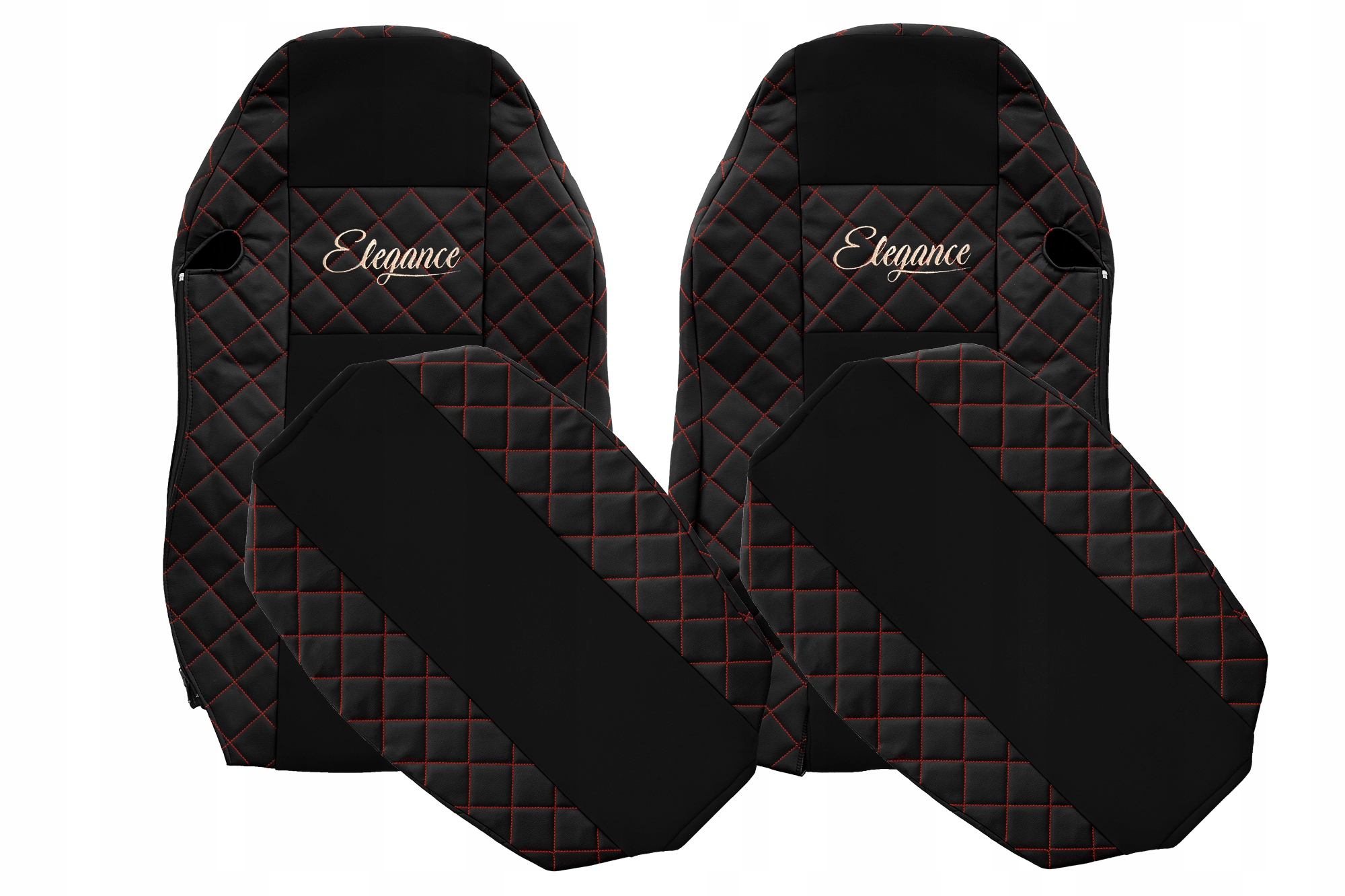 Pokrowce TIR MAN TGX siedzenie zwykłe eko-skóry