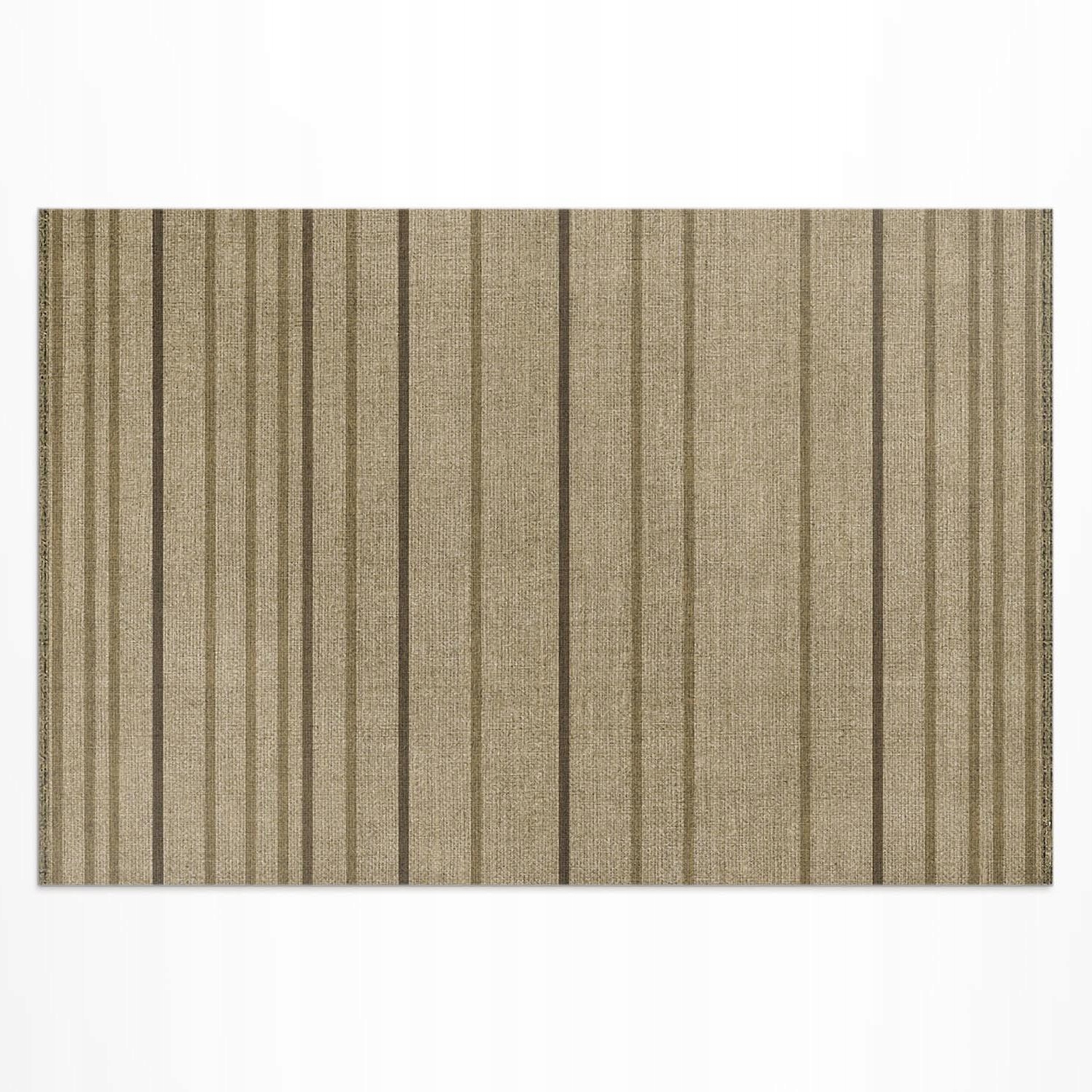 Vinylový vonkajší chodník Pásy na tkanine vintage boho štýl 180 x 120 cm