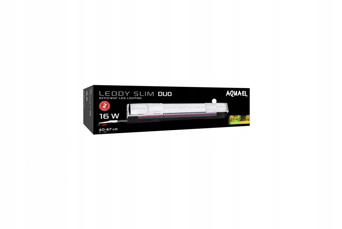 Levně Aquael Leddy Slim Duo 16W Sunny Plant&night Bílá