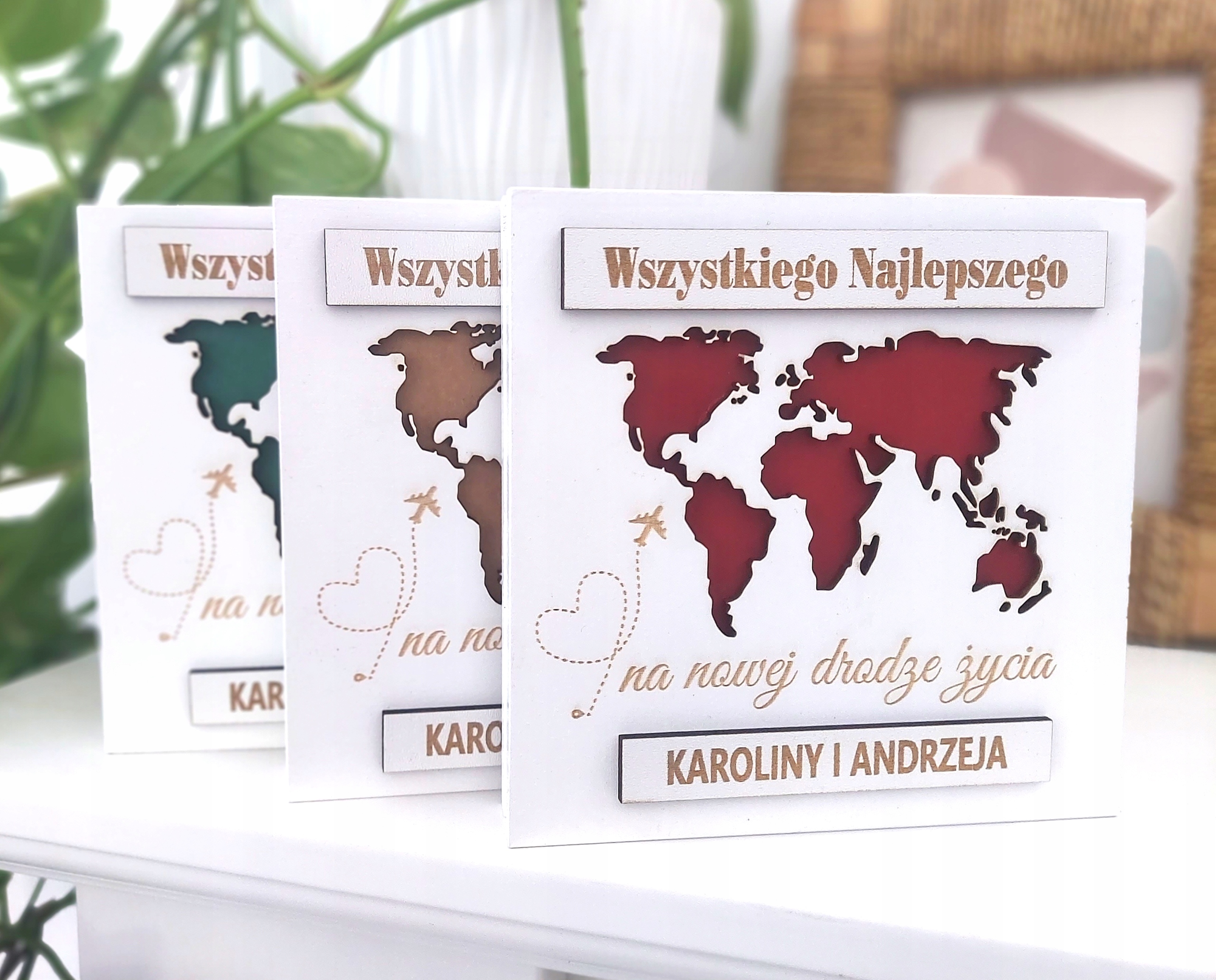 BIAŁE pudełeczko na gotówkę * ŚLUB * wesele 3 kolory HIT mapa Marka inny