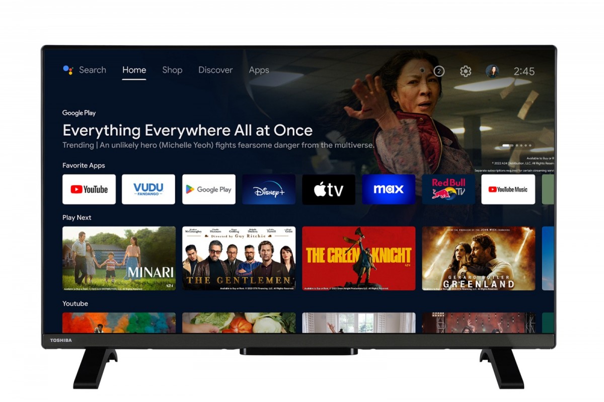 Telewizor LED 32 cale TOSHIBA 32LA2E63DG Android TV HDR Smart TV WIFI EAN (GTIN) 4024862132200