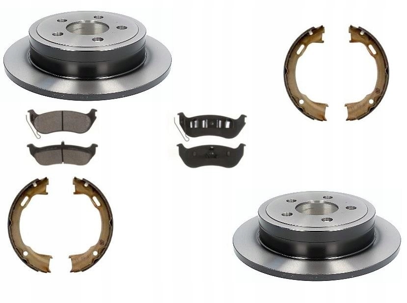 Kotouče Čelisti Jeep Cherokee Kj Liberty Zadní Sada 285 MM