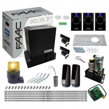 Kompletny Zestaw Faac 741 napęd przesuwnej 900kg