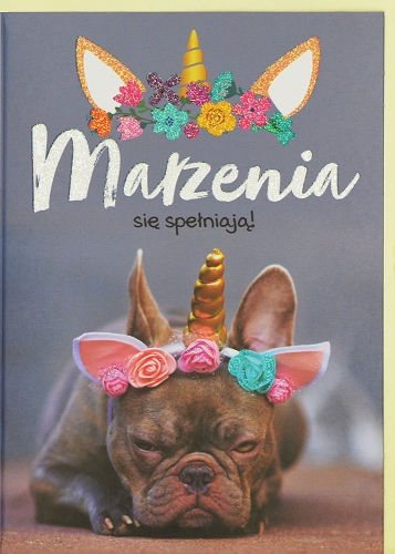 

Kartka z życzeniami z pieskiem urocza słodka TS93
